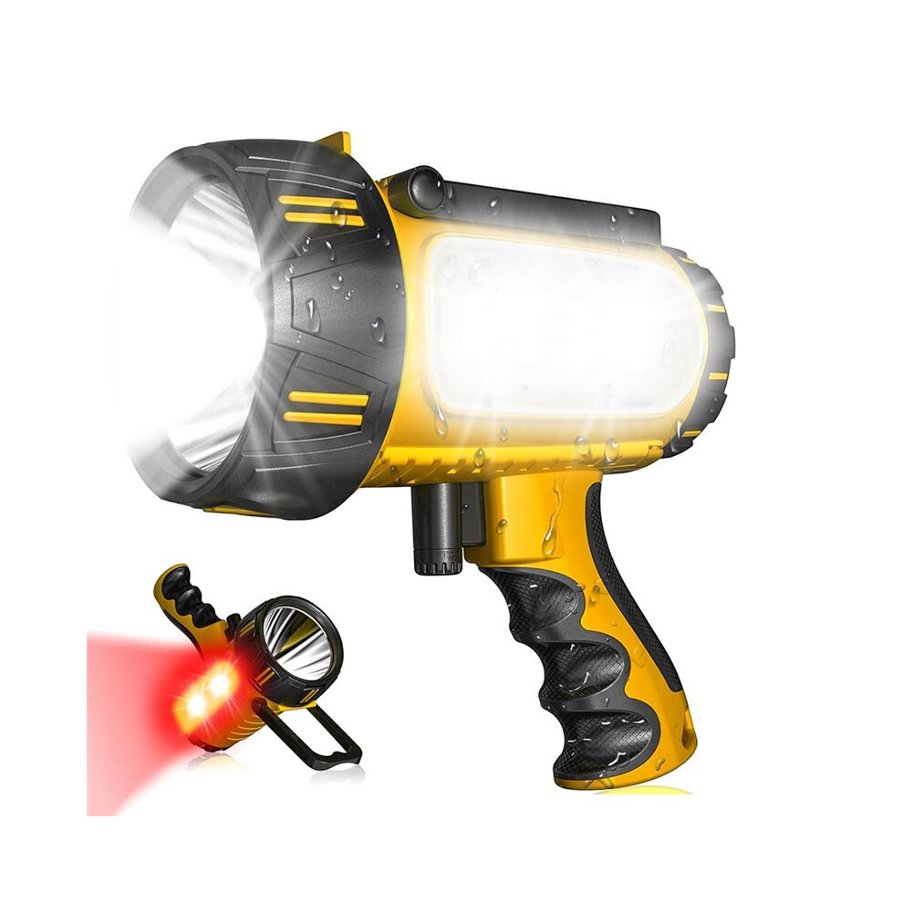 100,000 Lumen Bright Spotlight,10000Mah Rechargeable Flashlight Handheld Spotlight,Spot Light Outdoor Runtime 72+ 4712663373495