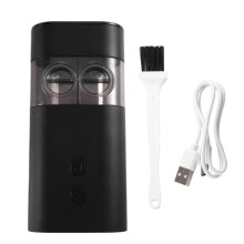 2-in-1 Electric Salt and Pepper Grinder, Adjustable Coarseness Upgraded Large-Capacity,with LED Light for Dining,Outdoor