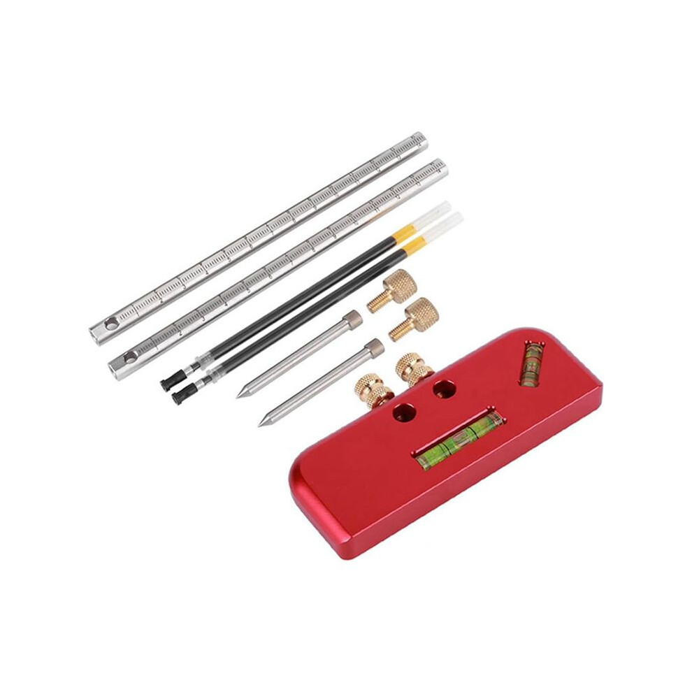 Aluminium Alloy Mortise Gauge Ruler, High Precision Woodworking Marking Tool For Accurate Mortise And Tenon Joints 4713332082564
