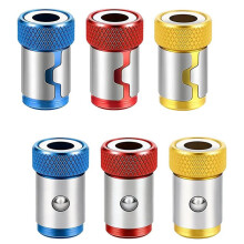 Universele Magnetische Schroevendraaierringenset van 6 Stuks, Magnetisator voor 1/4 Inch Zeskantschroeven voor Elektrische Bits
