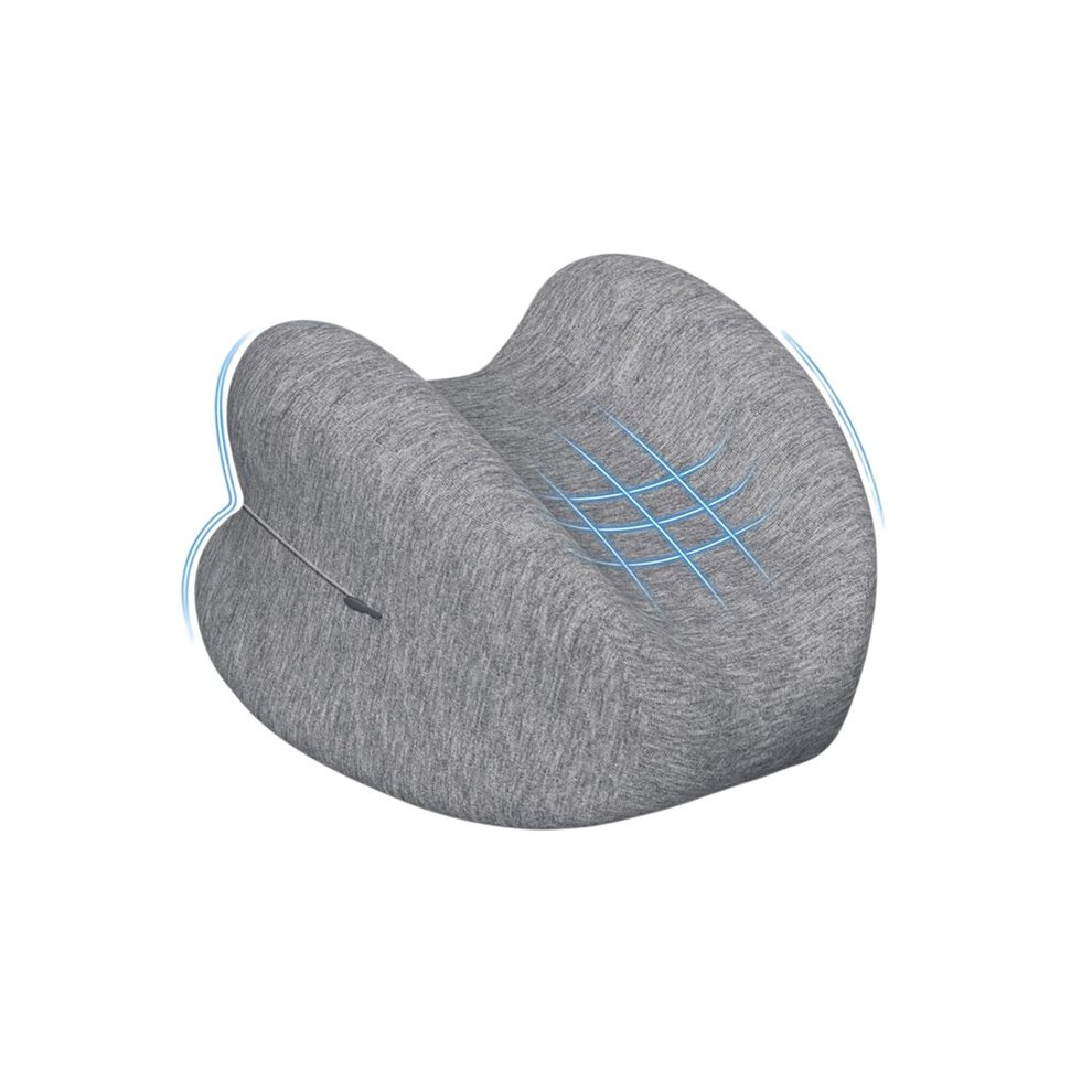 Ergonomic Memory Foam Knee Pillow for Side Sleepers, Heart-Shaped Design for Optimal Leg, Hip & Spine Alignment