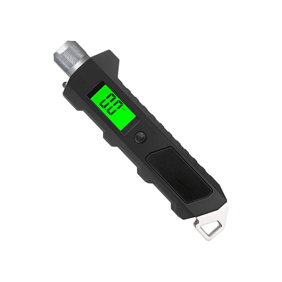 Car Tire Pressure Gauge Lcd Digital Display Tire Pressure Gauge With Flashlight For Car Truck Moto Bicycle 4713332078864