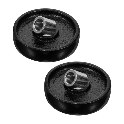2pcs Metal Hydraulic Jack Wheel for Trailer and Boat - Front Caster Replacement