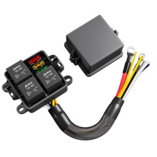 1 Set 12V 3 Way Waterproof Relay Box Pre-Wired Fuse and Relay Box ATC/ATO Blade Fuse for Automotive Cars Truck Boat