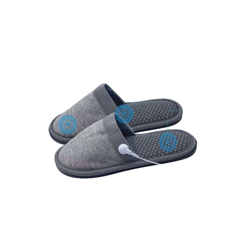 Foot Massager Slippers Pulse Electric Therapy Foot Massage Shoes Non-Slip Home Microcurrent EMS Foot Treatment Slippers