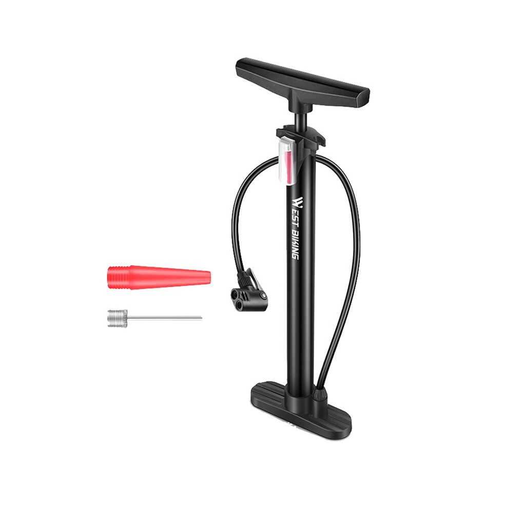 West Biking Portable Bicycle Pump High Pressure Cycling Inflator Bike Hand Motorcycle Bike Tire Fill Pump Air Pump 6033335424498