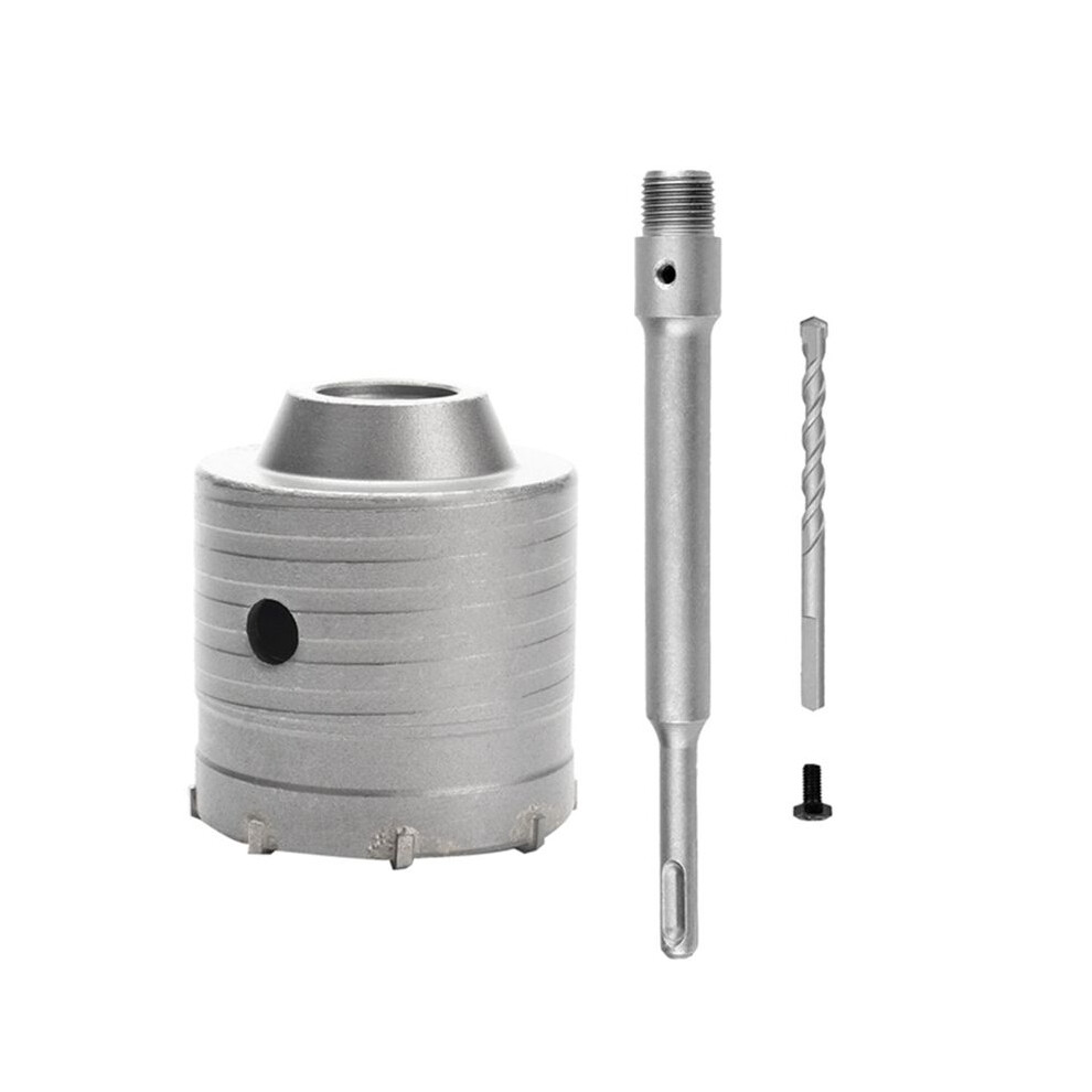Photos - Cutting Disc SDS Hammer Drills Wall Hole Saw Drill Bit Set Cutter Tools with Round Shaft Concrete Cement Stone Hole Opener,65mm