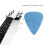Ukuleleval Filtplock/Plektrum för Ukulele och Gitarr,40 Delar Gitarrval,Flerfärgad 1