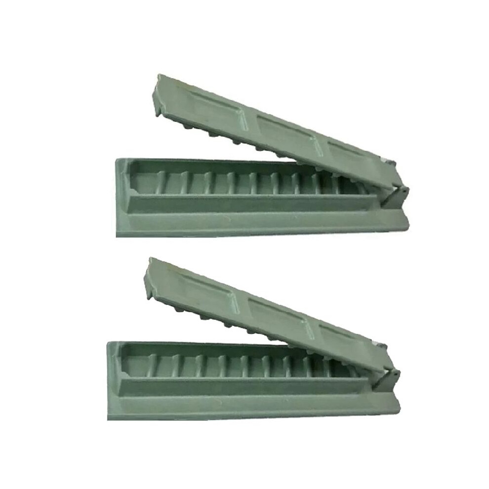 2Pcs Kebab Maker Bbq Meat Skewer Machine Reusable For Kebab Press Maker Barbecue For Kitchen Grill Accessories,Green 4713032206031