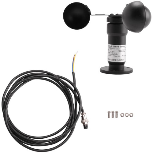 Pulssignaal Windsensor Digitale Anemometer Pulssignaaluitgang Aluminium Windsnelheidssensor Anemometer Anemometer