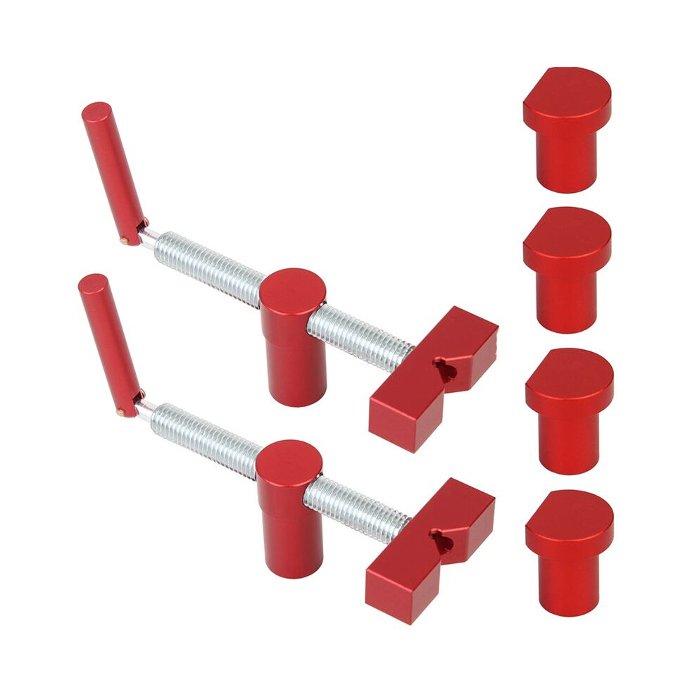 Woodworking Desktop Clip Fast Fixed Clip Quick Fixture Clamping Tool For 20Mm Hole Woodworking Bench Dog Tool-Red 4713241342025