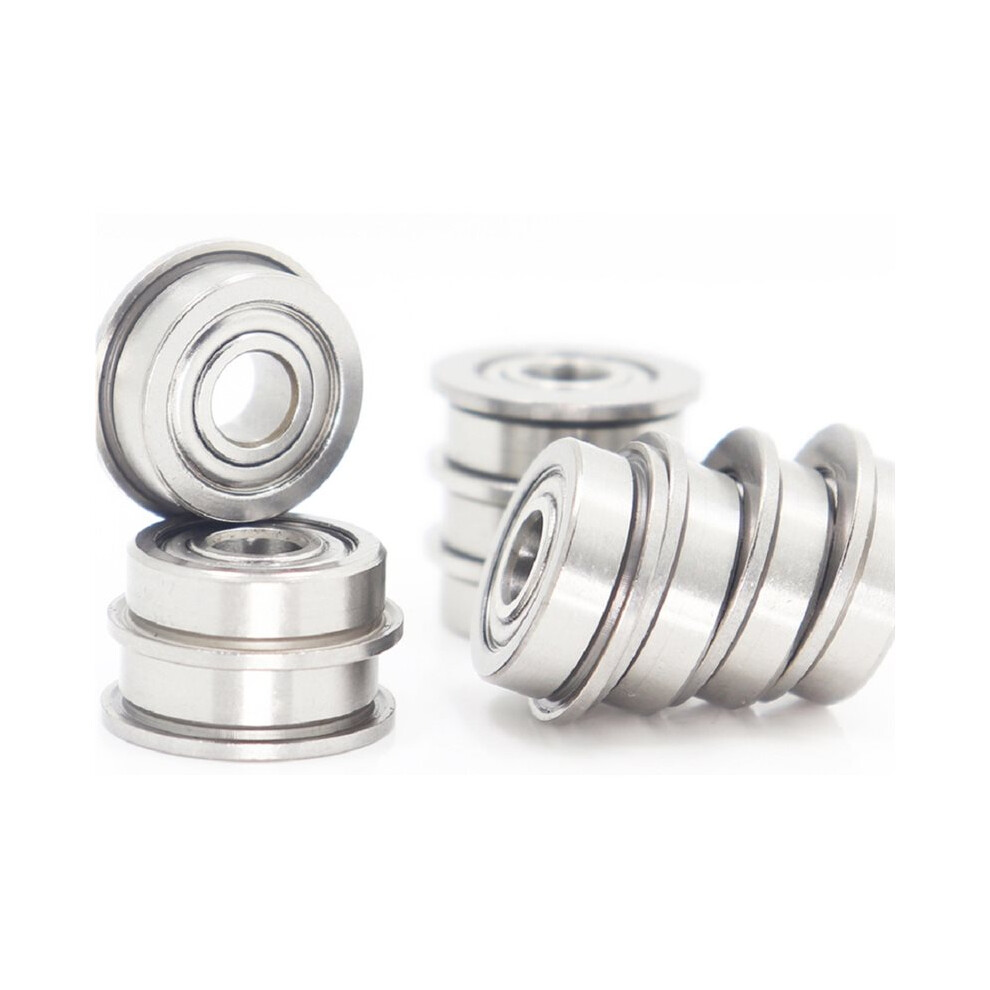 10Pcs Sf6901zz Flange Bearing 12X24x6 Mm Double Shielded Stainless Steel Flanged Sf6901 Z Zz Bearings Sf6901z 4712974587727