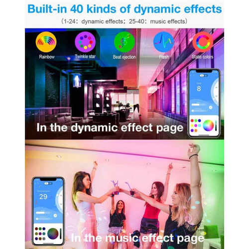 SP602E LED  Pixel Controller 4 Output DC5-24V Input Smartphone APP Remote Control RGB Pixel Strip Driver 1