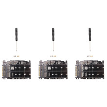 3X 2 i 1 M.2 NVMe  U2PCB M.2 NVME SSD-Nyckel M-Nyckel B SSD Till U.2 SFF-8639 Adapter PCIe M2 Converter StationäR Datordelar