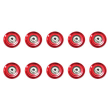 10pcs 73mm Universal Aluminum Lift Heavy Load Bearing Pulley Wheel Cable Fitness Gym Equipment