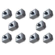 10X AC 220V 5000W SCR SpäNningsregulator Motorhastighetsregulator Ljusdimmer Dimmer Termostat 5000W Motorhastighetsregulator