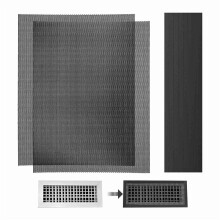 Couvercle D'AéRation de Registre de Bricolage 400 X 300 Mm, Paquet de 2 Couvercles D'AéRation MagnéTiques en PVC, PièGe de Registre de , Maille