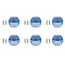 6X PT100 Type to 0-10V 0-100 Degree RTD Input 0-10 A Output DC24V Thermal Resistance Temperature Transmitter