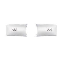 Car Multimedia Volume Buttons Decoration Stickers Cover Trim for   C E Class W204 CLS GLK ML350 C180 E260