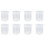 4X 500Ml Becher Gradue en Plastique Transparent 1