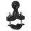 Motorcycle Handle Bar Rail Mount 37mm Width U-Bolt Mounting Base with 1 Inch  for  GPS Work for 1