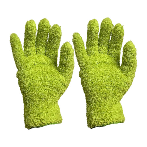 Gants en microfibre doux anti-rayures, pièges à-Vert herbe