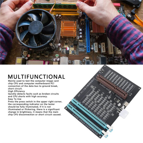 Nuovo Tester per Schede Grafiche Desktop con Display AGP PCI-e A Doppio Scopo e Luce 1