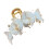Modieuze acrylvlinderhaarclip, multifunctioneel-Blauw 1