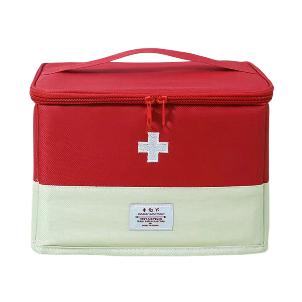Large Capacity First Aid Storage Bag With Waterproof-Red Type B