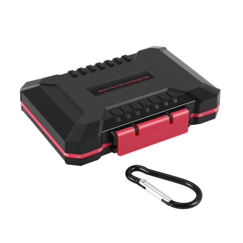 Desiontal Waterproof  Card Holder Large Capacity SIM//MSD/CF Card Case for ///// Camera