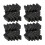 Rubber L Shaped Angle Iron Foot Pads Covers 40 Pcs Black 1