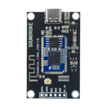 Módulo de Interface Digital QCC5181/QCC3095 com Saída USB para I2S, Placa de Som USB Tipo-C 5V e Decodificação LDAC (QCC3095)