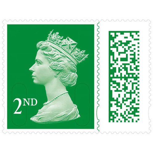10 x 2nd Class Stamps - Royal Mail Mint Postage Stamps Booklet 1