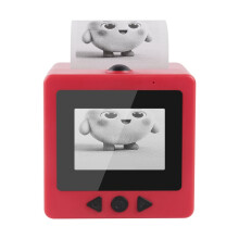 StickerBox AI-Skrivare, AI Skrivare, Röstskrivare, Portabel Digital Displayskrivare Röd