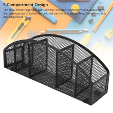 Organizador de Mesa e Porta-Canetas, Porta-Lápis de Metal de Capacidade, para Materiais de Arte e Armazenamento de Pincéis de Maquiagem