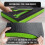 Precision Defined Tool Box Foam - Protective Inserts for Cases, Polyethylene Tool Foam for Cases, Cushion Insert for Toolboxes - Black/Green (45.7 x 3