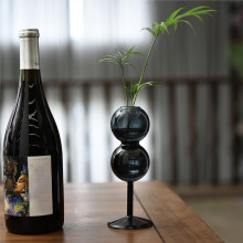 Flower Vase High Footed Glass Hydroponic Planter Modern Wedding Centerpiece for Room Cafe Table Home Decor