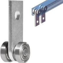 Rolwagenmontage, 2-Wielige Rolwagens voor Gebruik met 1-5/8" Brede en Alle 1-5/8" of Hogere Profielprofielen