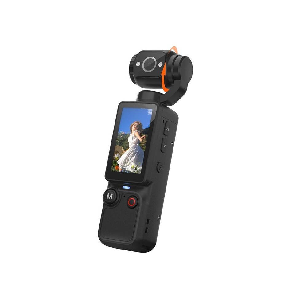1080P Wifi Sports Camera Vlogging Camera With 180 Rotating Lens, Pocket Body Camera Handheld Pov Cameras With 32Gb Card 4713326723695