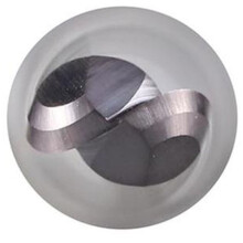 1pc 8mm Shank P2BC Carbide Taper Nose End Mill R0.5-R2.0 for Wood Engraving R0.5