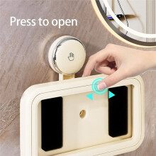 Telefoonhouder voor Onder de Douche met Gevoelige Aanraakbediening en Flexibele Kijkhoeken