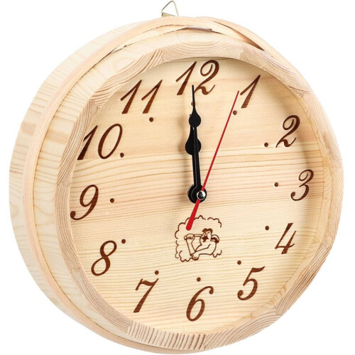 Clock for Sauna Room, Simple Sauna Timer, Wall Clock for Sauna, Clock Accessory for Home Traditional Sauna with Clock