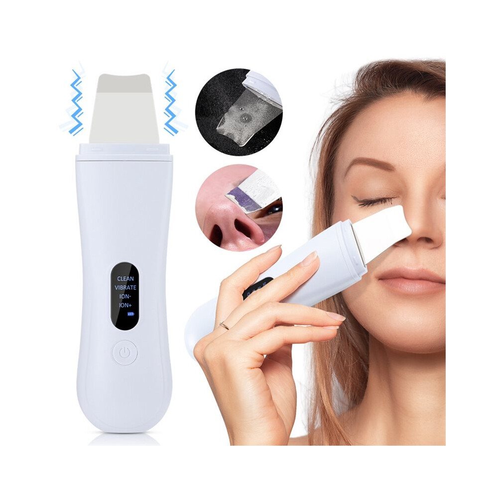 Skin Scrubber Face Spatula - Deep Cleansing Pore Extractor with Fast Charging, Ideal for Facial Skincare