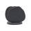 Diatomaceous Earth Coasters Set - 4 Pack Absorbent Quick-Dry Stone Design Black 1