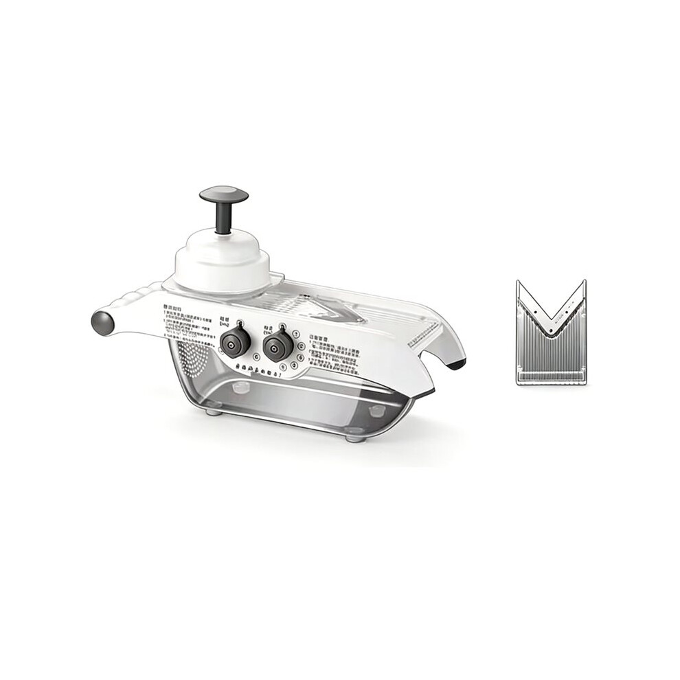 Lemon Slicer Adjustable Vegetable Food Cutter Slicing Machine Julienned With Basket Multifunctional Manual Fruit Kitchen 6031444443287