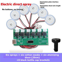 Humidifier Module Kit Ultrasonic Nebulizer Mist Driver Circuit Board with 6 Nozzle Interface Nebulizing Control Board B