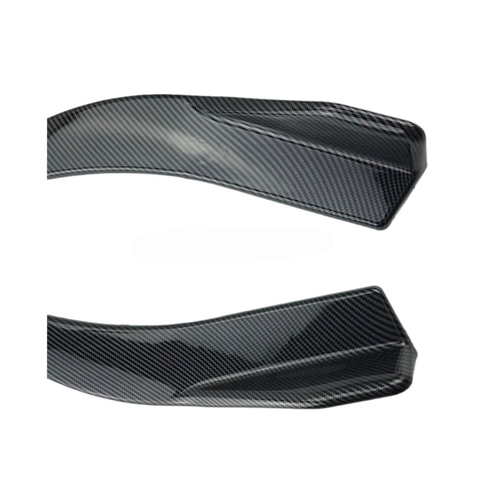 Universal Car Front Lip Rear Lip Spoiler Anti Collision Scratch Bumper Rear Corner Protector (Carbon Fiber) 4711115053527