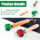 40mm Silicone Handwheel for Wallpaper & Canopy Pressing - High Temp-Resistant 1