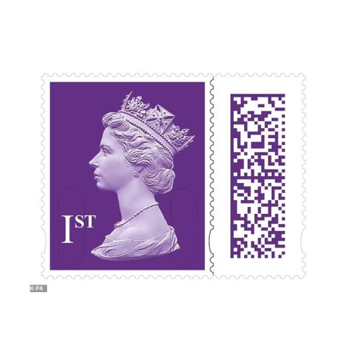 Royal Mail 50 x 1st Class BARCODED Standard Self Adhesive Postage Stamps 2