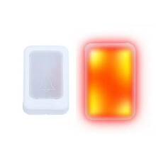 Wireless Doorbell with 12-Light Flashing  Elderly Deaf Mute Service Call Device Long Range Door Bell Chime EU Plug